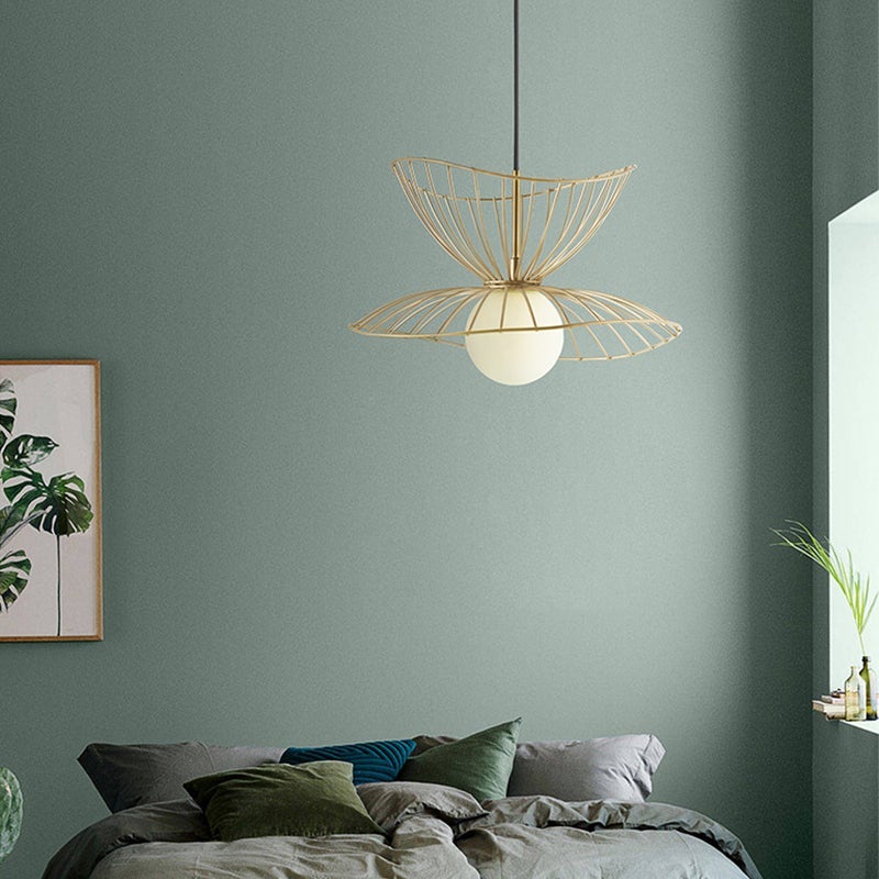 Lustre de salle à manger moderne, luminaire suspendu en fer de styliste